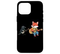 Custodia per iPhone 16 Pro Max Jam session di chitarra Fox And Crow