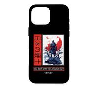 Custodia per iPhone 16 Pro Max Japanese Art Samurai Vintage Fighter Anime Bushido Kanji