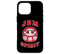 Custodia per iPhone 16 Pro Max JDM Spirit Daruma Vittoria Kanji - Stile Strada Giapponese