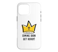 Custodia per iPhone 16 Pro Max JESUS is Coming Soon - Revelation 17:14 Christian Faith