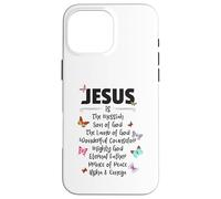 Custodia per iPhone 16 Pro Max Jesus is The Messiah Mighty God Beautiful Savior Lamb of God