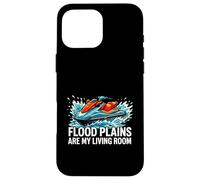 Custodia per iPhone 16 Pro Max Jet Skiing Flood Plains Are My Living Room
