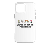 Custodia per iPhone 16 Pro Max Joy is an Act of Resistance Rainbow Pride Month Human Rights