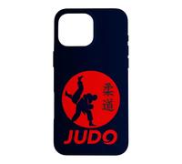 Custodia per iPhone 16 Pro Max Judo Arti Marziali Giapponese Dojo Training Grappling Throw