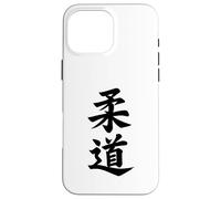 Custodia per iPhone 16 Pro Max Judo Kanji Personaggi Arte Marziale Giapponese