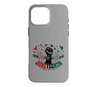 Custodia per iPhone 16 Pro Max Juneteenth Freedom Day Emancipation Fist