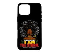 Custodia per iPhone 16 Pro Max Juneteenth La tempesta 1865 Nero Donne Nero Storia Mese