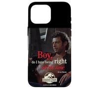 Custodia per iPhone 16 Pro Max Jurassic Park Dr. Ian Malcolm Right All The Time