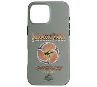 Custodia per iPhone 16 Pro Max Jurassic Park Life Finds A Way 1993