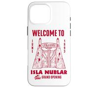 Custodia per iPhone 16 Pro Max Jurassic Park Welcome to Isla Nublar
