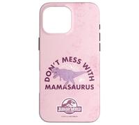 Custodia per iPhone 16 Pro Max Jurassic World Don’t Mess With Mamasaurus