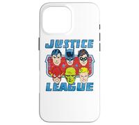 Custodia per iPhone 16 Pro Max Justice League Faces of Justice