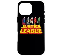 Custodia per iPhone 16 Pro Max Justice League Standing Above