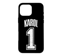 Custodia per iPhone 16 Pro Max Karol 1 Fan Sport Graphic Uomo Donna