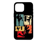 Custodia per iPhone 16 Pro Max Kickboxing Kickboxer Karate Taekwondo Ragazzi Bambini Uomini
