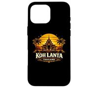 Custodia per iPhone 16 Pro Max Koh Lanta Thailandia Sunset Island Travel Design