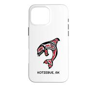 Custodia per iPhone 16 Pro Max Kotzebue, Alaska nativo americano indiano orca killer balene