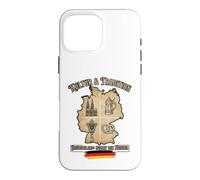 Custodia per iPhone 16 Pro Max Kultur E Tradizione Deutschland Mappa Icona Tedesco Viaggio