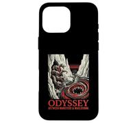 Custodia per iPhone 16 Pro Max La mitologia greca dell'Odissea Scilla e Charybdis