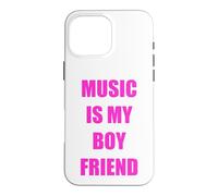 Custodia per iPhone 16 Pro Max La musica è il mio ragazzo