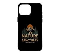 Custodia per iPhone 16 Pro Max La natura è il mio santuario Salmo 23 2 3 Camping