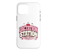 Custodia per iPhone 16 Pro Max Lactation Station, Lactating Mothers Breastfeeding New Mom