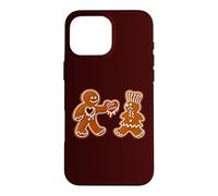 Custodia per iPhone 16 Pro Max Last Xmas - Cuore di pan di zenzero