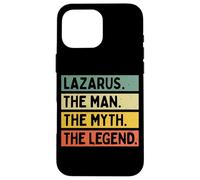 Custodia per iPhone 16 Pro Max Lazarus The Man The Myth The Legend - Citazione personalizzata divertente