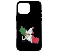 Custodia per iPhone 16 Pro Max Lazio Italia Retro Regione Mappa Vintage Colosseo Souvenir