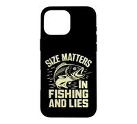 Custodia per iPhone 16 Pro Max Le dimensioni contano nella pesca e nella pesca delle bugie