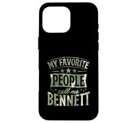 Custodia per iPhone 16 Pro Max Le mie persone preferite mi chiamano Bennett Nome personalizzato