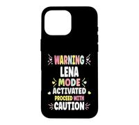 Custodia per iPhone 16 Pro Max LENA Personalized Women's Gift Custom LENA