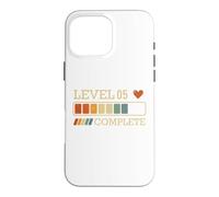Custodia per iPhone 16 Pro Max Level 05 Complete Vintage 05 Years 5th Wedding Anniversary