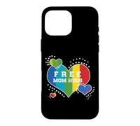 Custodia per iPhone 16 Pro Max LGBT Pride Month Free Mom Hugs Rainbow Gay LGBTQ