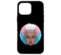 Custodia per iPhone 16 Pro Max Lgbtq Afroamericano Transgender Afro Rainbow Power
