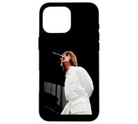 Custodia per iPhone 16 Pro Max Liam Gallagher Oasis dal vivo Britpop Knebworth 1996