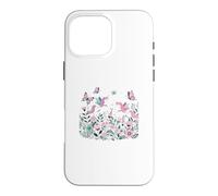 Custodia per iPhone 16 Pro Max Libro di fiabe fantasy con unicorno e farfalla