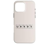 Custodia per iPhone 16 Pro Max Libros Word for Book Lover Librarian Spanish Teacher
