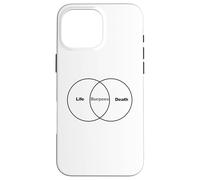 Custodia per iPhone 16 Pro Max Linea sottile tra morte vitale e burpees