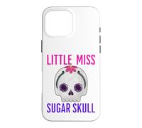 Custodia per iPhone 16 Pro Max Little Miss Sugar Skull divertente per bambine messicane