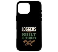 Custodia per iPhone 16 Pro Max Logger Humor Logging Identity Logger sono un regalo diverso