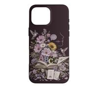 Custodia per iPhone 16 Pro Max Logopedia Floreale Insegnante Colibrì