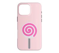 Custodia per iPhone 16 Pro Max Lollipop Sucker Lollypop costume rosa per Candy Lover