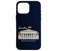 Custodia per iPhone 16 Pro Max Londra, British Museum, Disegno a mano, Inghilterra