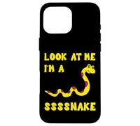 Custodia per iPhone 16 Pro Max Look At Me I'm A Snake Kids Carino Ragazzo Ragazza Bambino