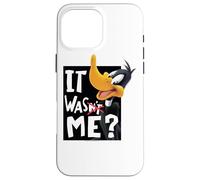 Custodia per iPhone 16 Pro Max Looney Tunes Daffy Duck It Was Me