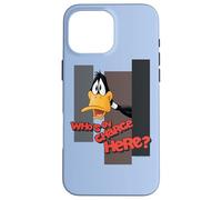 Custodia per iPhone 16 Pro Max Looney Tunes Daffy Duck Who's In Charge?