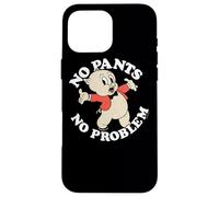 Custodia per iPhone 16 Pro Max Looney Tunes Porky No Pants