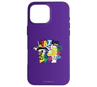 Custodia per iPhone 16 Pro Max Looney Tunes Tweety Slyvester Chase is On