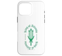 Custodia per iPhone 16 Pro Max Lords of Atlantis Aquaman Tridente Circle Emblema